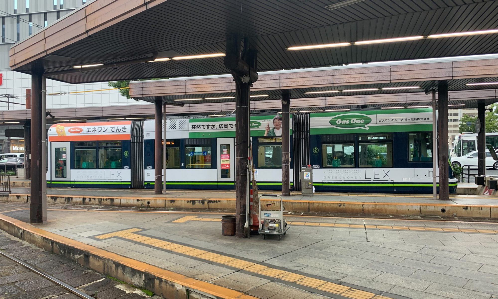 広島駅の路線バス画像です。